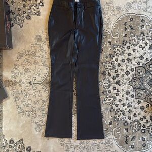Paige High rise faux leather pants . New without tags